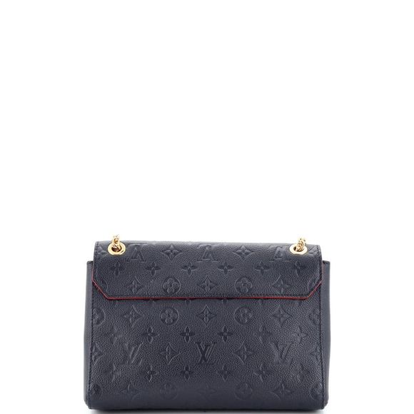 Louis Vuitton Vavin Handbag Monogram Empreinte Leather PM Blue - Picture 3 of 7